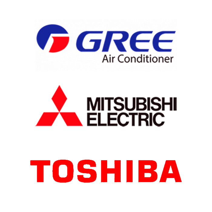 Gree- ja Mitsubishi -ilmalämpöpumput